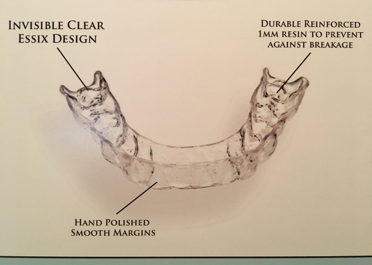 Custom Fitted Dental Retainer - Clear Orthodontic Appliance Made in USA