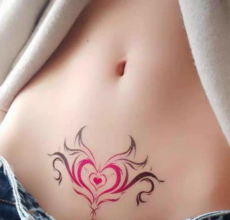 20Pcs Temporary Tattoos for Skin - Waterproof Mixed Design Stickers