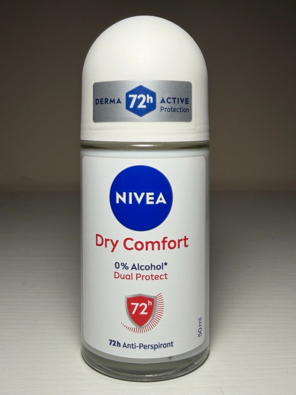 NIVEA Dry Comfort Roll-On Deodorant Pack - 72H Anti-Perspirant, Alcohol-Free, 3 x 50ml