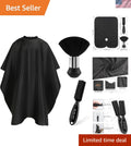 Professional Barber Cape with Waterproof Brushes Set for Hair Styling