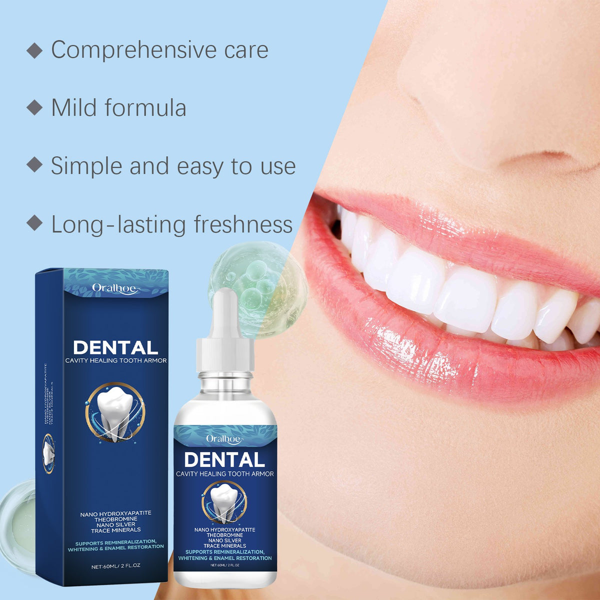 Dental Care Solution Mouth Protection Serum for Oral Health 60ml - All Variants