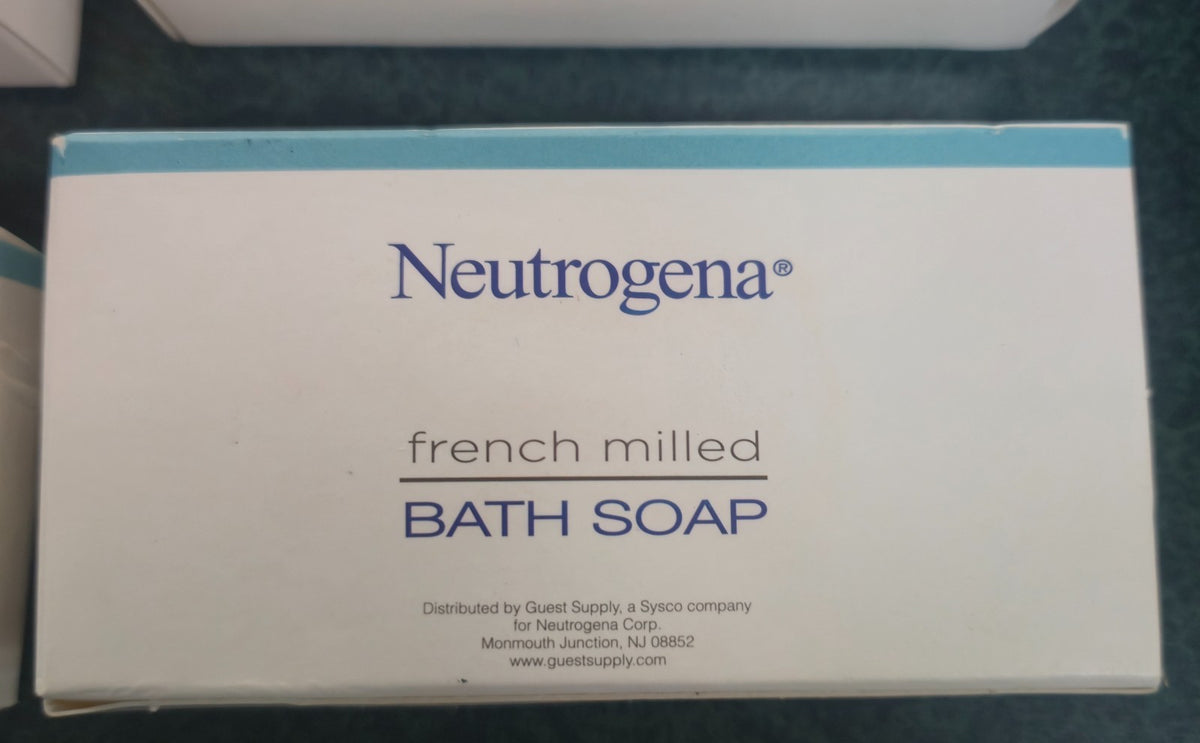 Neutrogena French Milled Soap Bar Travel Size 1oz Pack of 4