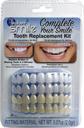 Temporary Tooth Replacement Kit for Missing Teeth - Natural Look, Multi Shade