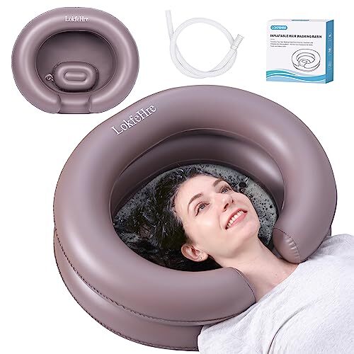 Portable Inflatable Hair Washing Basin for Bedridden & Elderly Care
