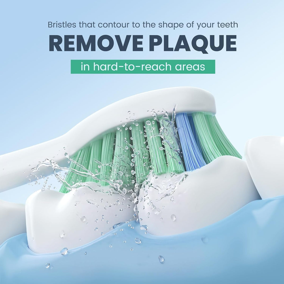 Replacement Toothbrush Heads for Philips Sonicare - 8 Pack, Compatible & Durable