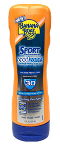 SPF 30 Sunscreen Lotion - 6oz for Sports & Outdoor Activities