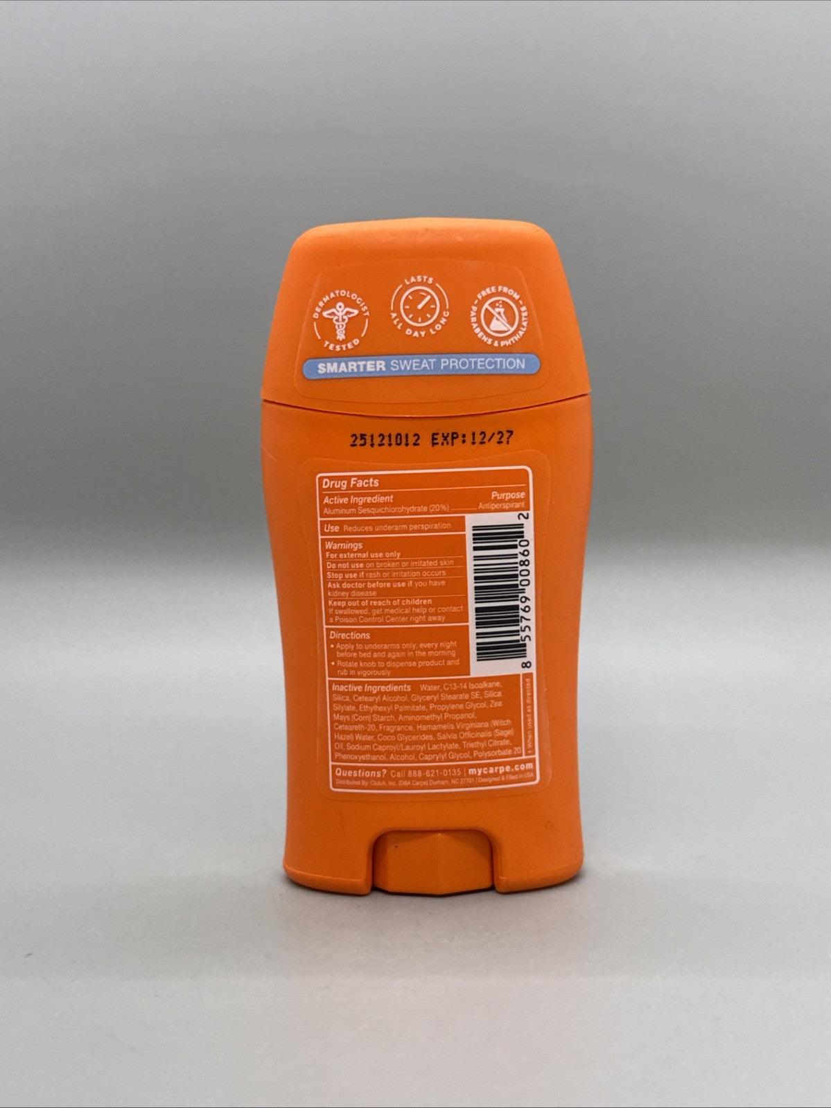 Carpe Antiperspirant Underarm Lotion Fresh Powder - 1.69oz, Sealed
