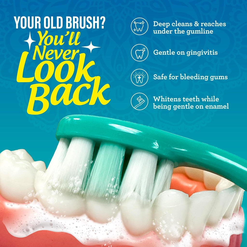 Sensitive Gums Toothbrush with Extra Soft Bristles - ADA Accepted