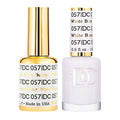 DND DC Duo Gel & Lacquer Nail Polish Set - White Bunny 0.5 Fl Oz
