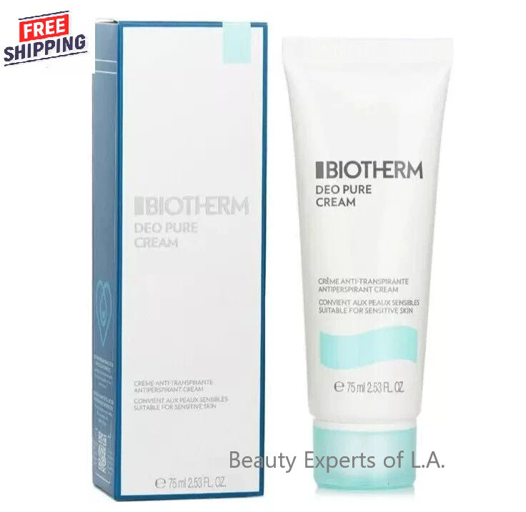 Antiperspirant Cream for Sensitive Skin - Long-Lasting, 75ml, 2 Pack