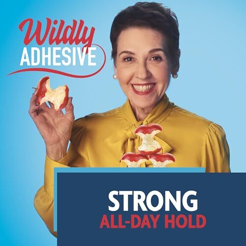 Denture Adhesive Seals - Zinc-Free, All-Day Secure Fit for Upper Dentures