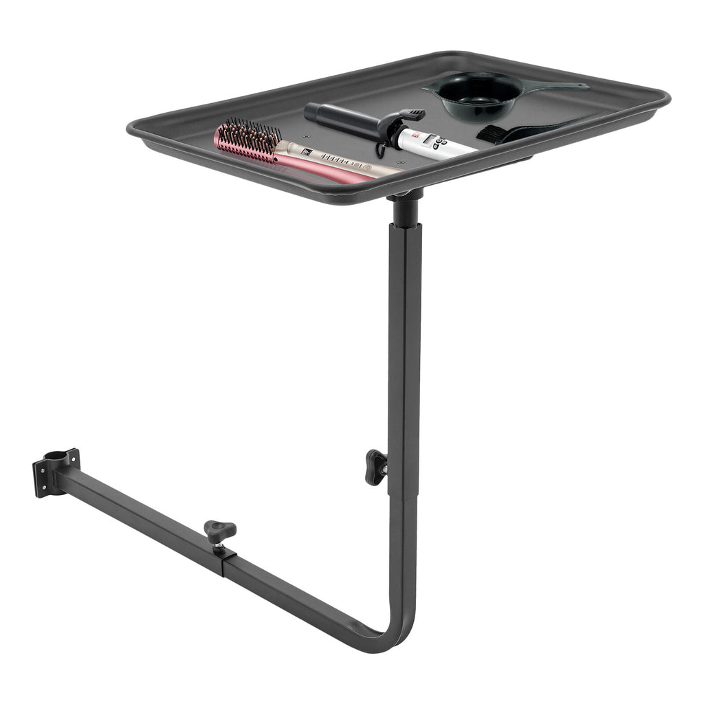 Adjustable Salon Chair Tray for Hair Stylist with Rotatable Bracket