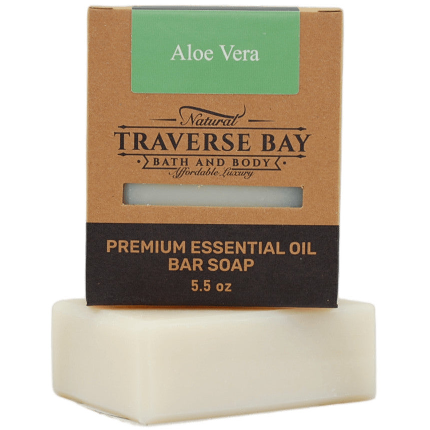 Aloe Vera Handmade Cold Process Soap - Large All-Natural Moisturizing Bar