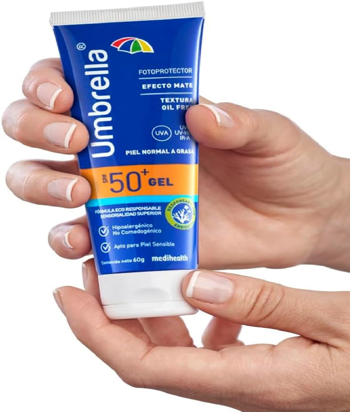 SPF 50 Sun Protection Gel Screen Umbrella Filter 60g Skin Shield