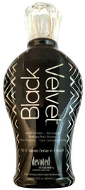 Black Velvet Tanning Lotion with Anti-Orange Black Bronzer 12.25 oz - Deep Dark Results