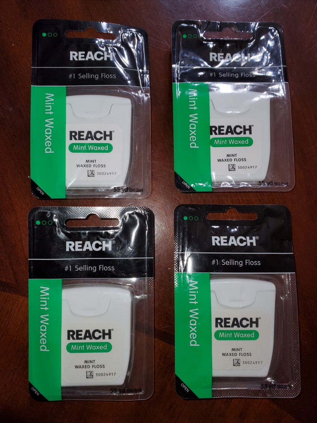 Mint Waxed Dental Floss 55 Yards - Pack of 3, Oral Care Floss for Teeth Cleaning