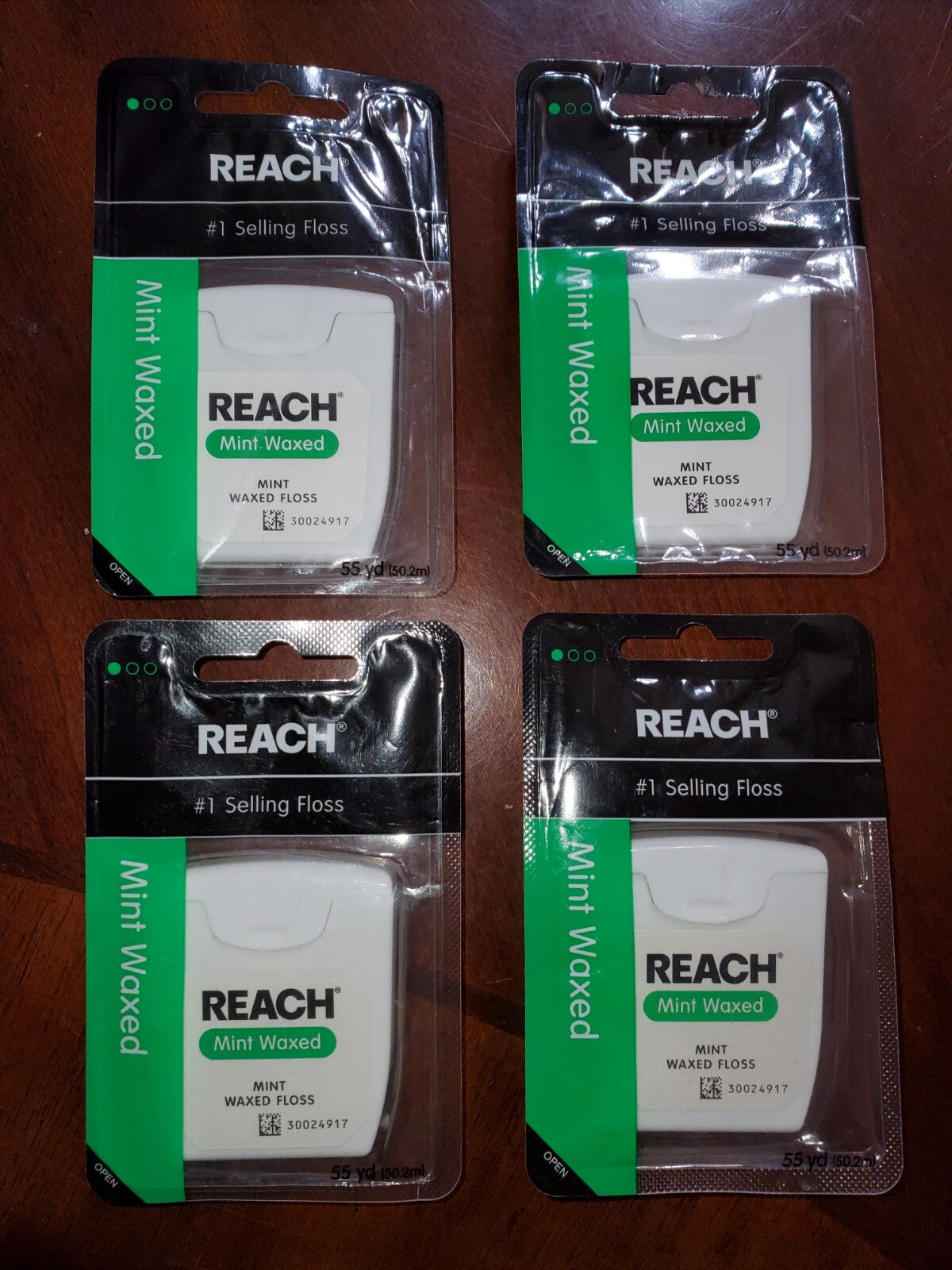 Mint Waxed Dental Floss 55 Yards - Pack of 3, Oral Care Floss for Teeth Cleaning