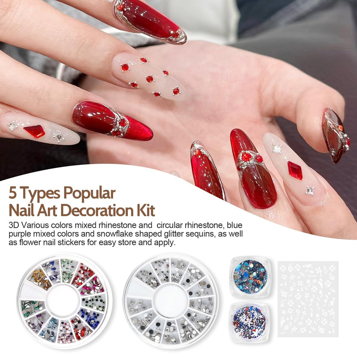 Gel Nail Polish Kit with UV Lamp and 73 Pieces for Professional Manicure