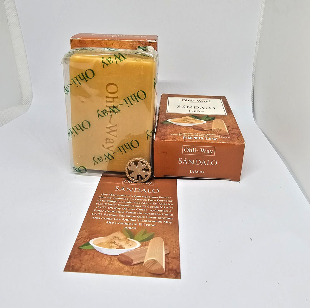 Prosperity & Spiritual Cleansing Sandalwood Soap - Attract Success & Abundance