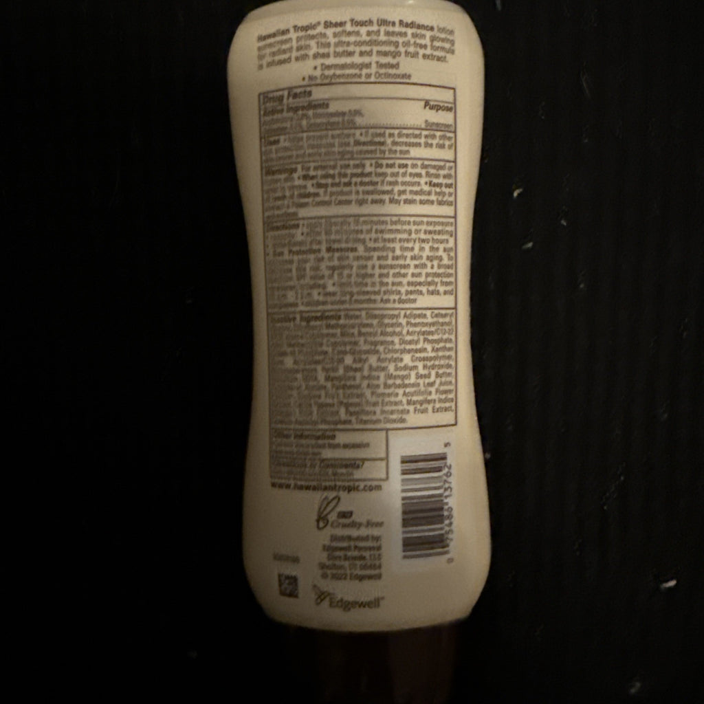SPF 70 Sunscreen Lotion - Hawaiian Tropic Sheer Touch 8 fl oz