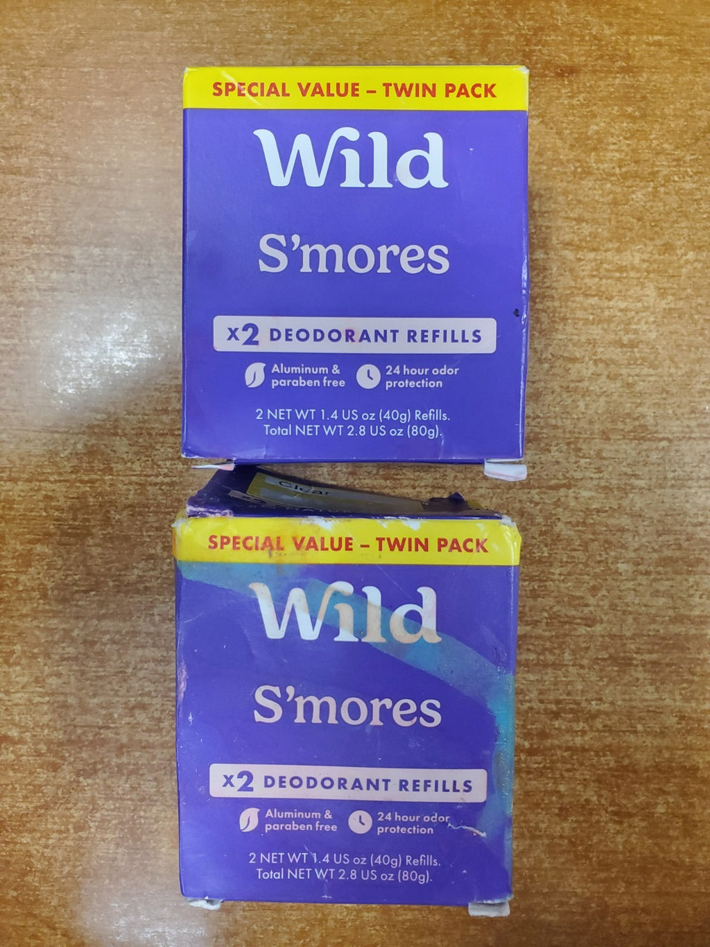 Wild Deodorant Refill S'mores 1.4oz - Damaged Packaging, 4-Pack