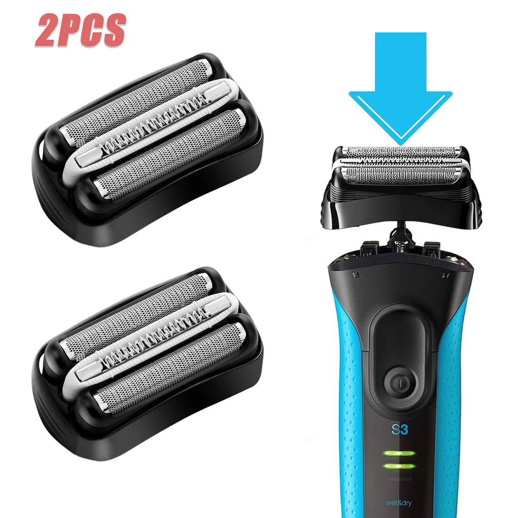 2-Pack Replacement Foil Head for Braun Shaver 32B 3 Series Razor Blade
