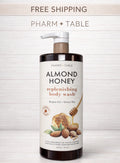 Almond Honey Body Wash with Argan Oil & Green Tea - Replenishing 32oz