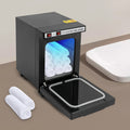 2-in-1 UV Sterilizer Towel Warmer Cabinet Black - Professional Hot Towel Disinfection