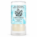 Natural Unscented Mineral Deodorant Stick - Paraben-Free, 24-Hour Odor Control