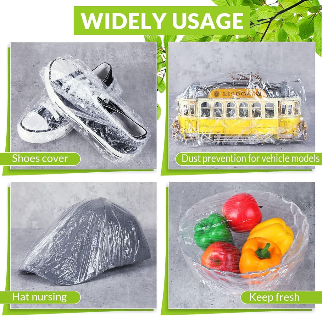 Disposable Shower Caps Large Elastic Hair Salon Shower Caps 200PCS