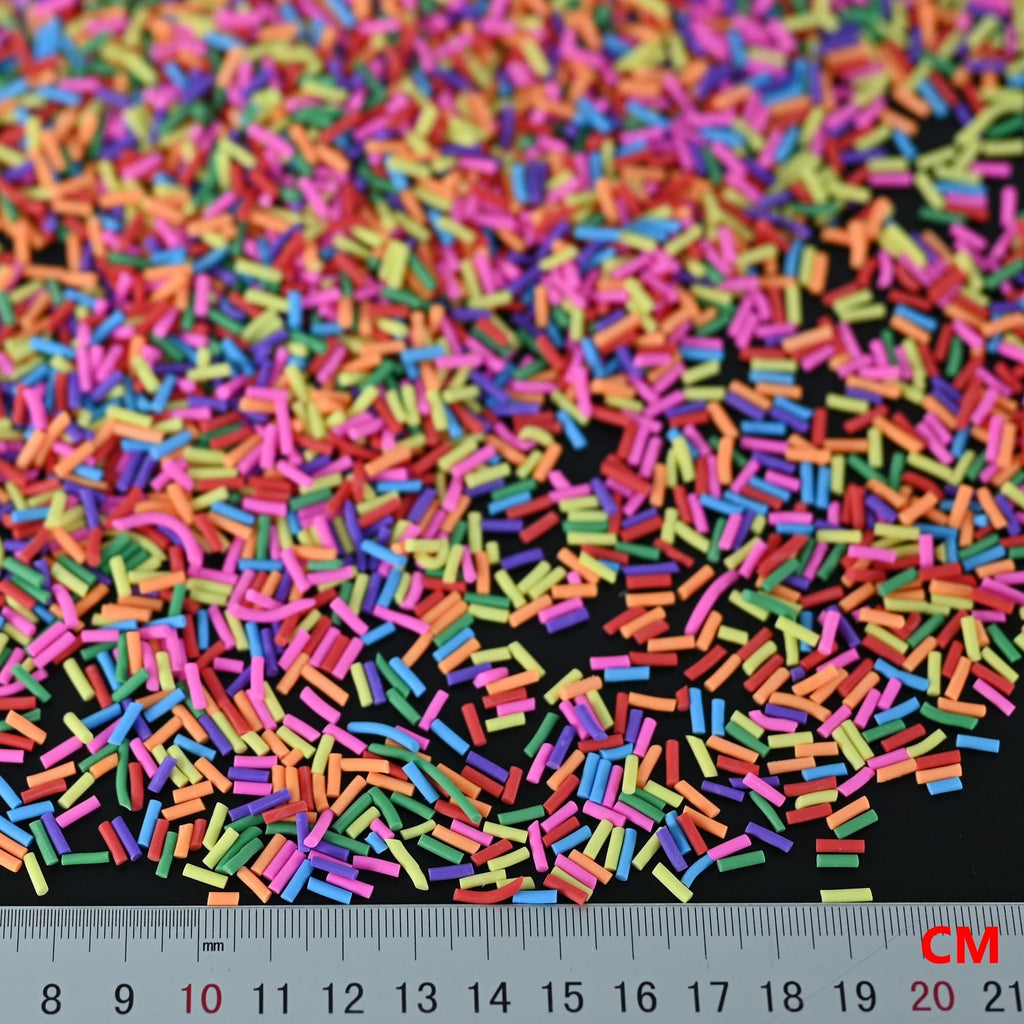 Fake Sprinkles 110g Non-Edible Polymer Clay for Crafts & Decor