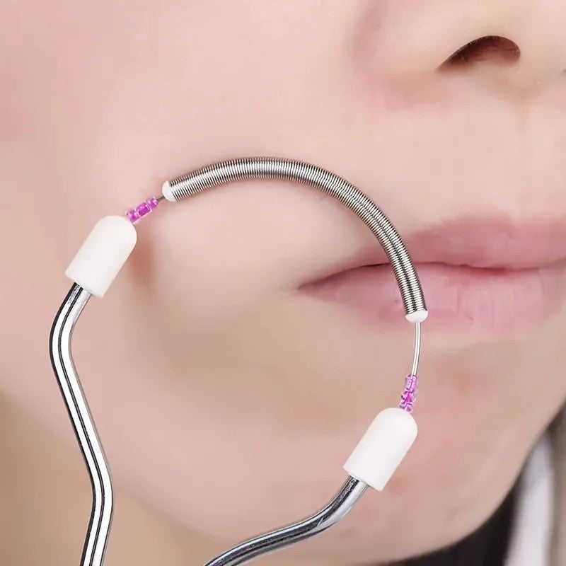 Facial Hair Remover Spring Epilator for Women | Portable & Gentle