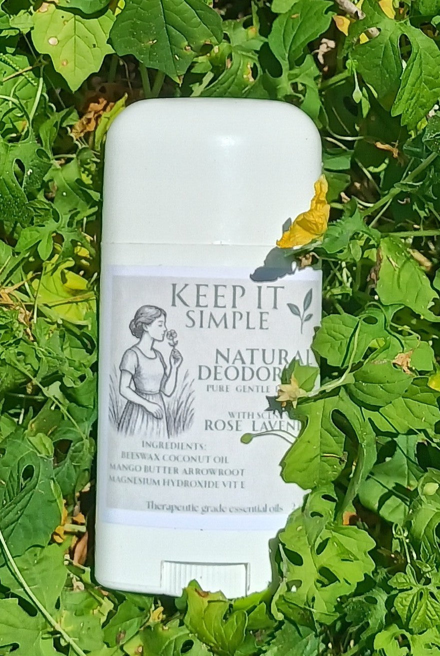 Natural Deodorant - Non-Toxic, Aluminum & Baking Soda Free, Essential Oil Blend