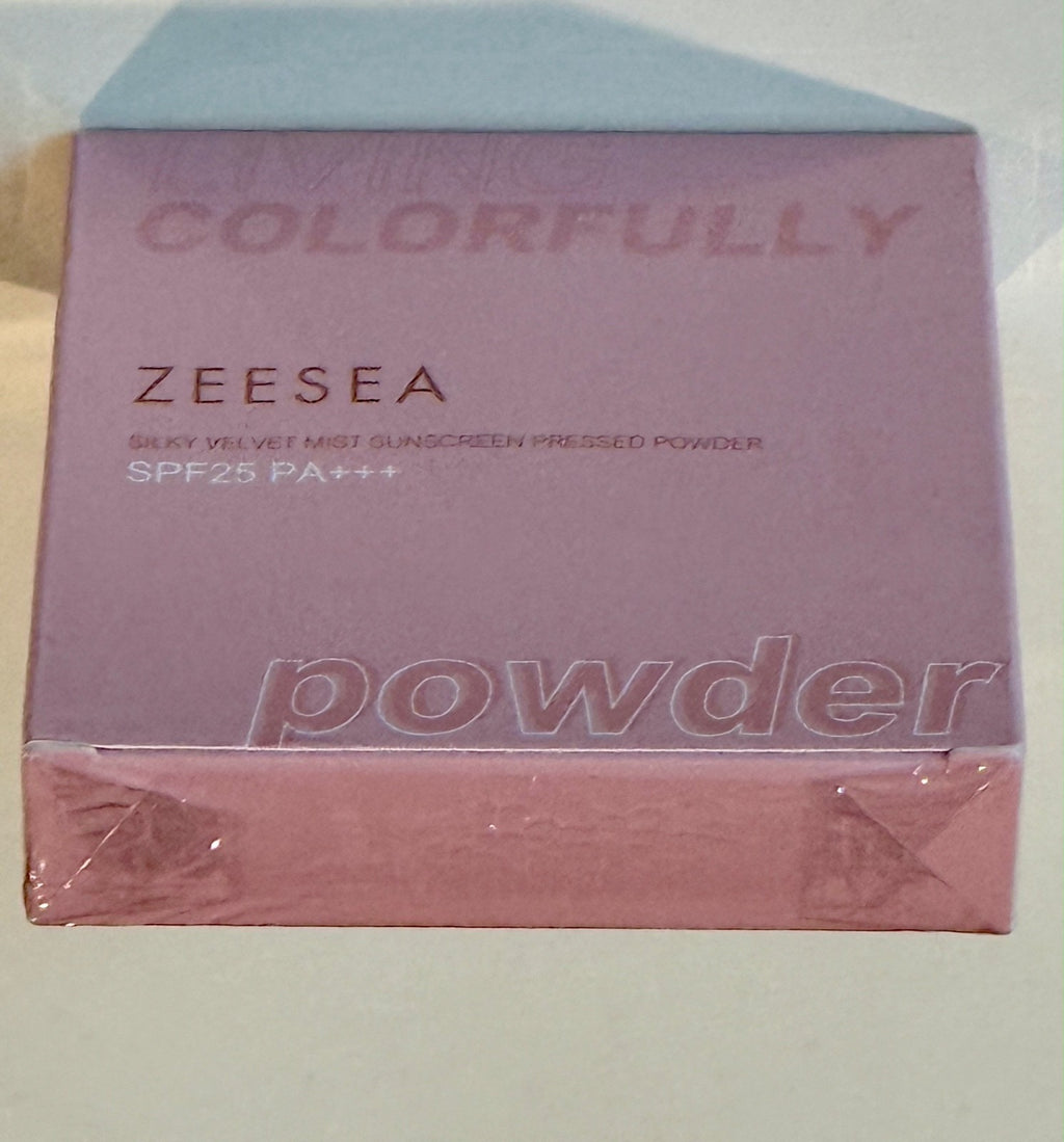 Sunscreen Pressed Powder SPF 25 Matte Face Makeup Oil Control Compact