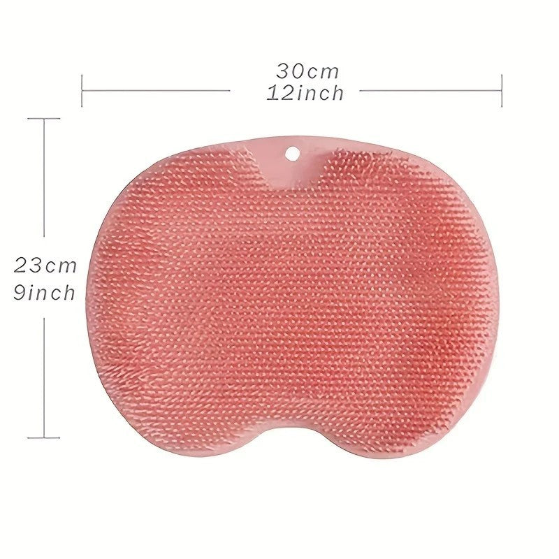 Exfoliating Foot Brush & Back Scrubber with Anti-Slip Suction Cup - Deep Cleansing