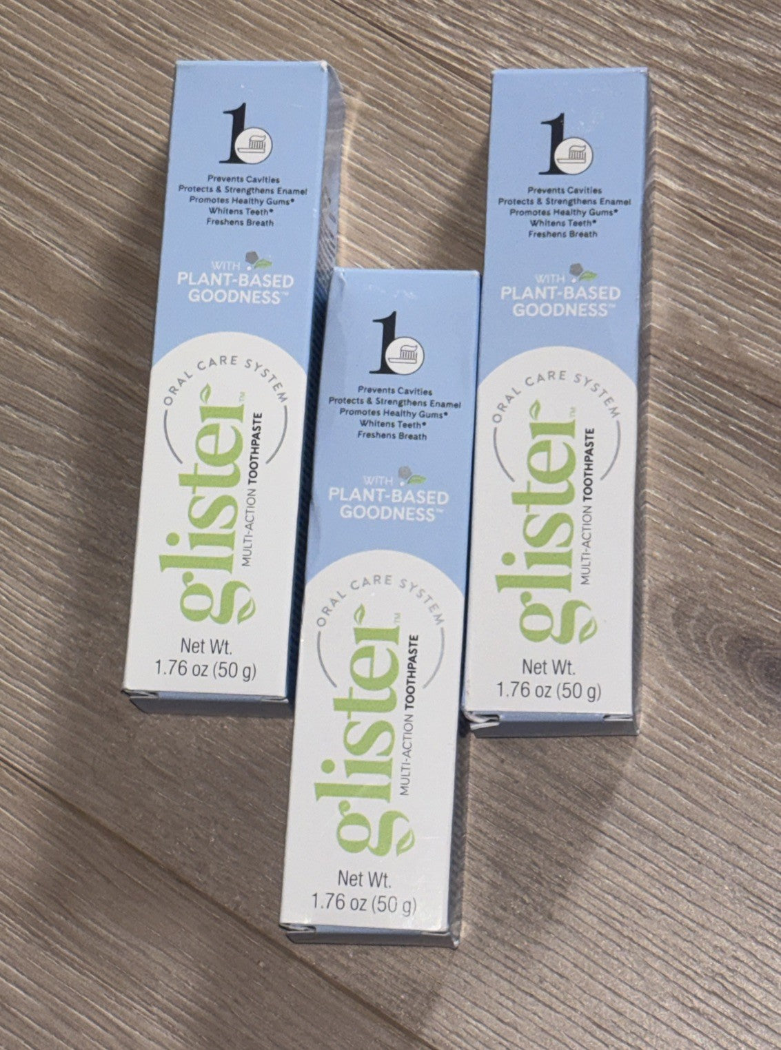 Travel Size Whitening Toothpaste Lot of 3 - Multi-Action 50g
