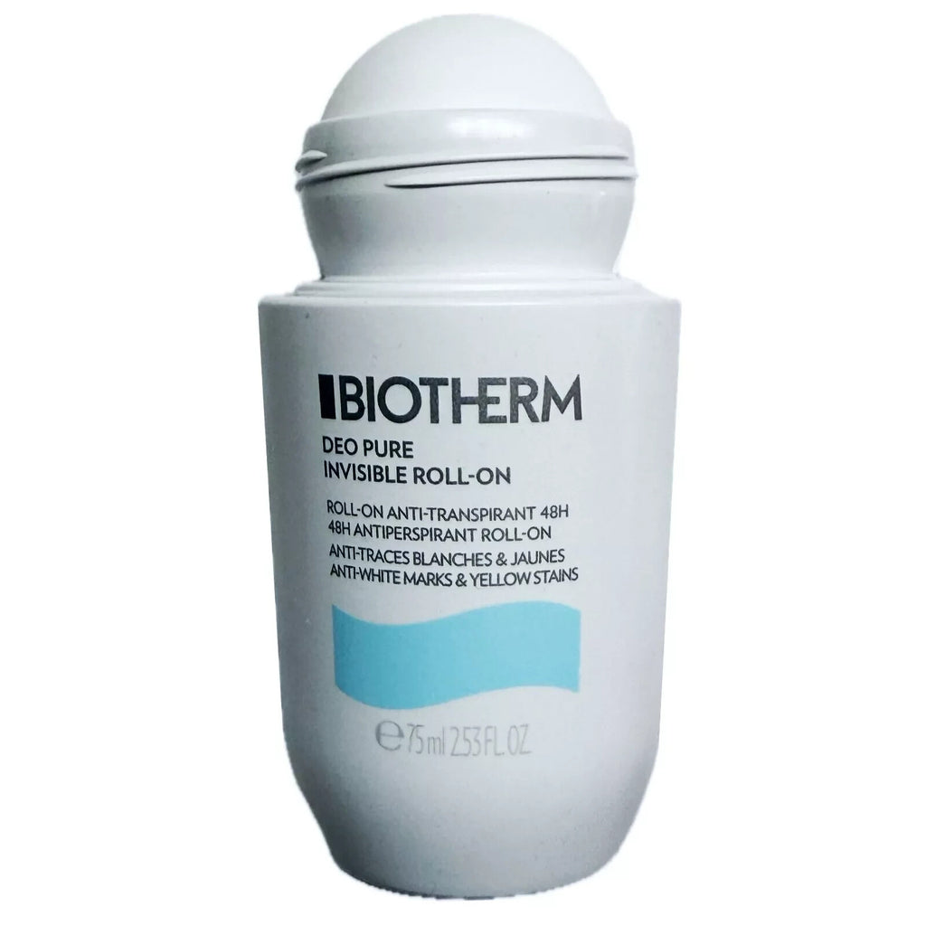 Biotherm Deo Pure Invisible 48H Antiperspirant Roll-On 75ml - 2 Pack