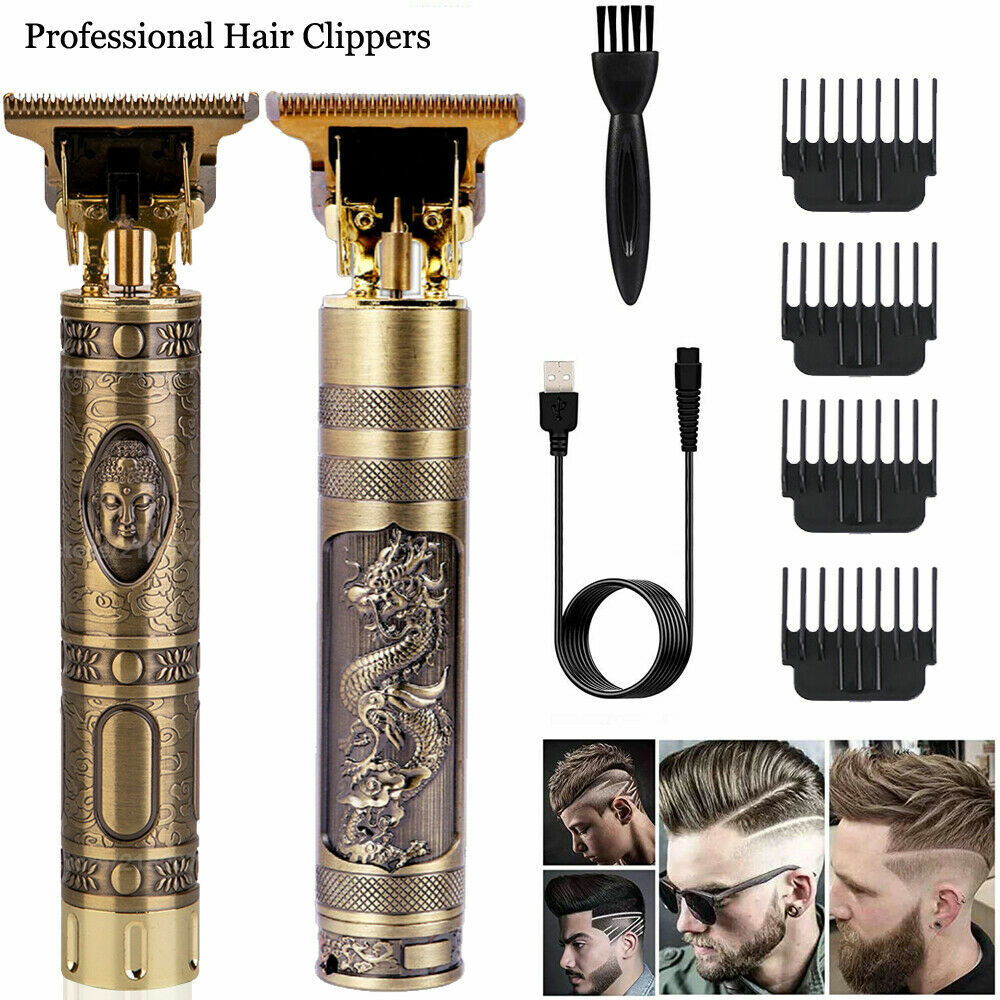 Cordless Professional Hair Clippers Trimmer with Multiple Limit Combs - Rechargeable Barber Shaving Machine