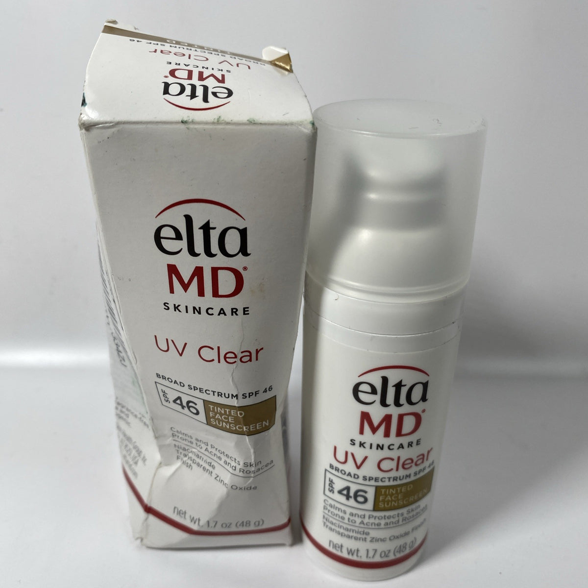 EltaMD Tinted Sunscreen SPF 46 1.7 oz Facial Sunblock with Broad Spectrum Protection