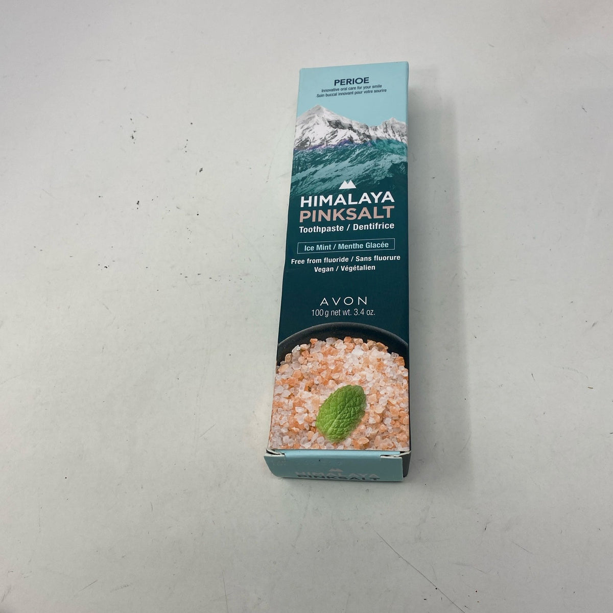 Himalayan Pink Salt Toothpaste Ice Mint 3.4 oz Fluoride-Free Oral Care