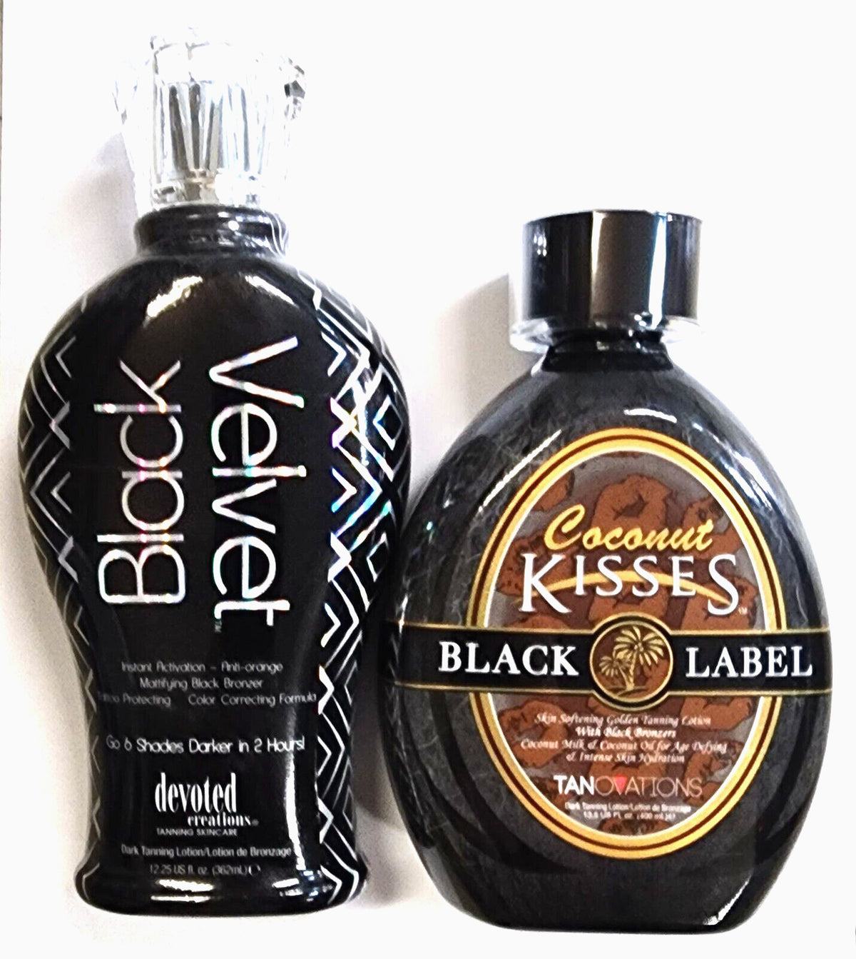 Dark Tanning Lotion with Charcoal & Blue Tansy - Long-Lasting Bronzer