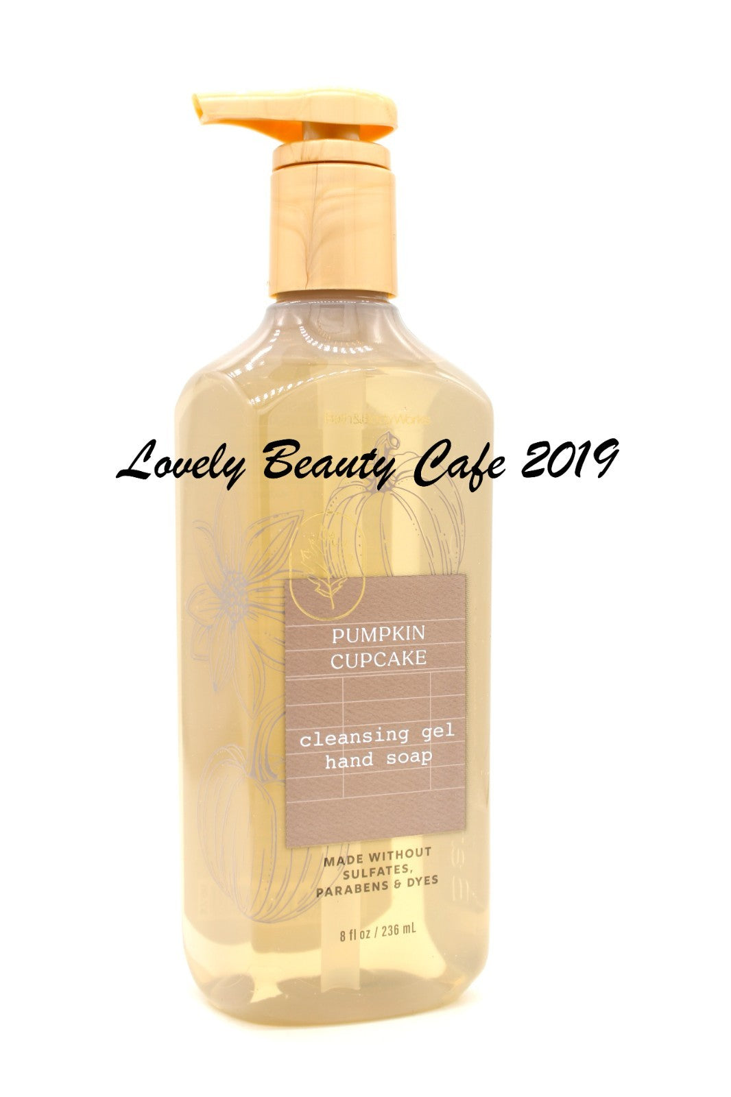 Pumpkin Cupcake Hand Soap - Cleansing Gel with Vitamin E & Aloe, 8 Fl Oz