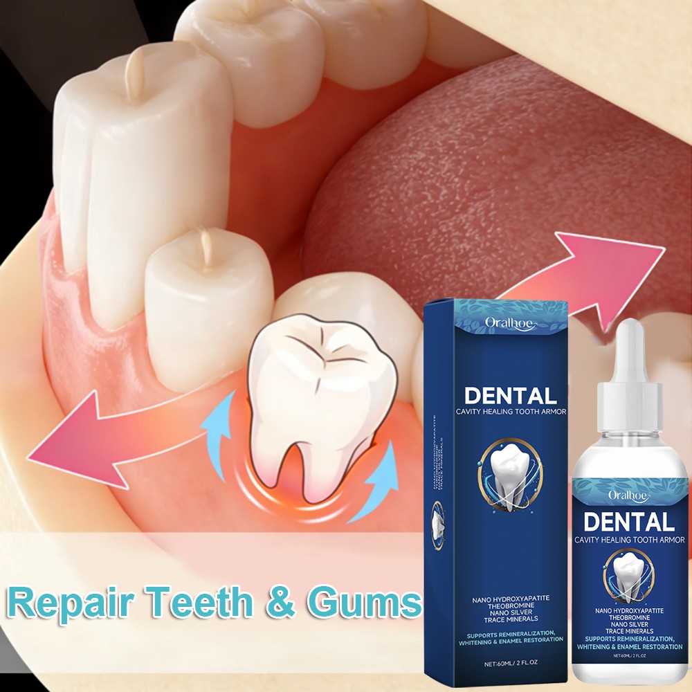 Dental Cavity Healing Serum 2-Pack - Enamel Restoration & Tooth Care