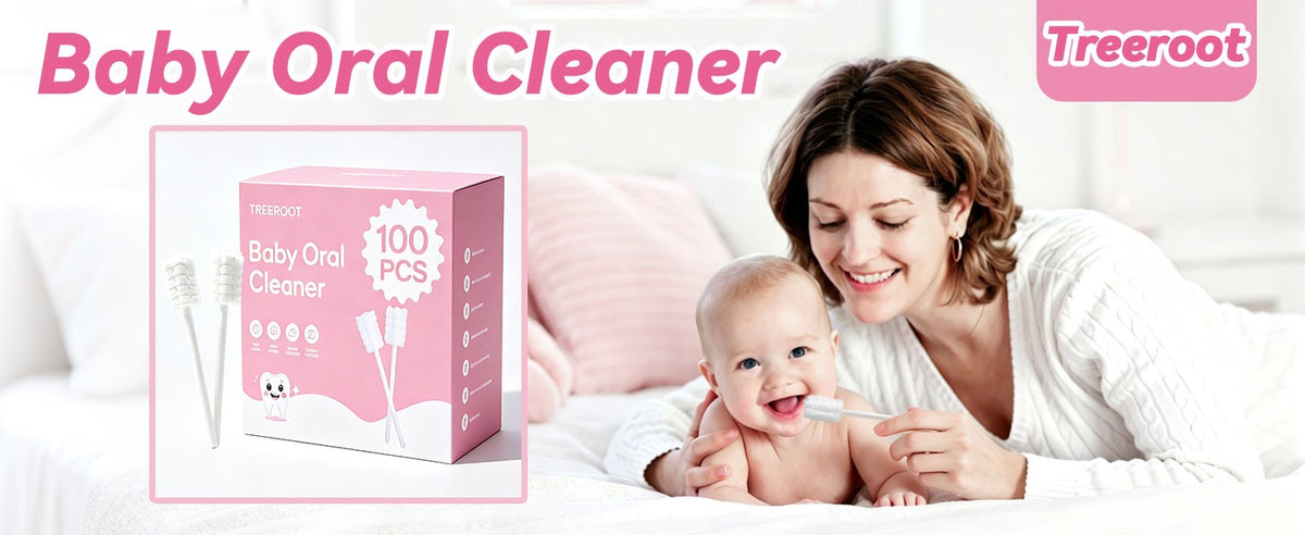 Disposable Baby Toothbrush 100 Pack for Infant Oral Care and Gums
