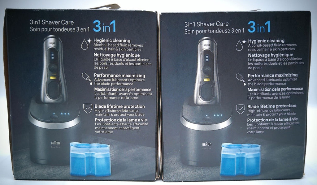 Braun 3-In-1 Shaver Care Set Lemon Fresh 2-Pack - No Expiry