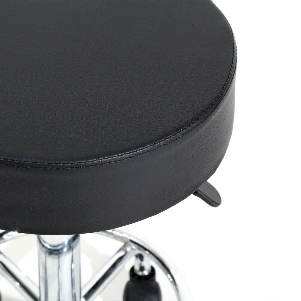 Adjustable Height Swivel Massage Spa Salon Stool with Casters