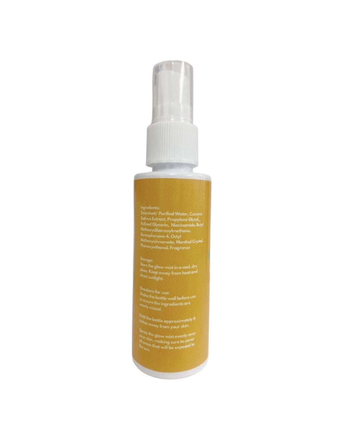SPF 50 Glow Mist with Hydrating Hydrating SPF Sun Protection Spray - 60ml