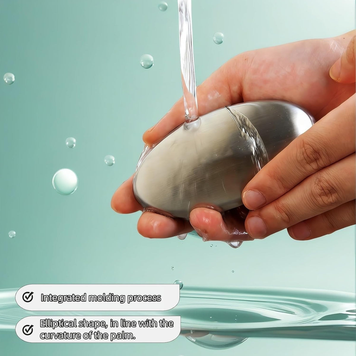 Stainless Steel Odor Removal Bar for Hands & Kitchen Use – Reusable & Durable