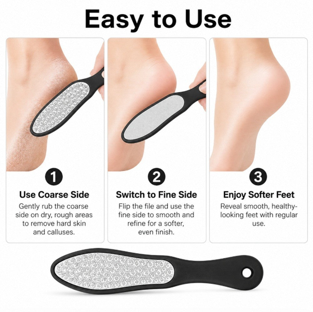 Foot Rasp File Pedicure Tool Callus Remover Dead Skin Scrubber for Feet Heels