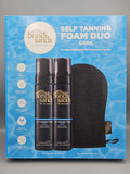 Bondi Sands Dark Self Tanning Foam Set with Mitt - Deep Bronzed Tan, 2 Pack 13.52 fl oz